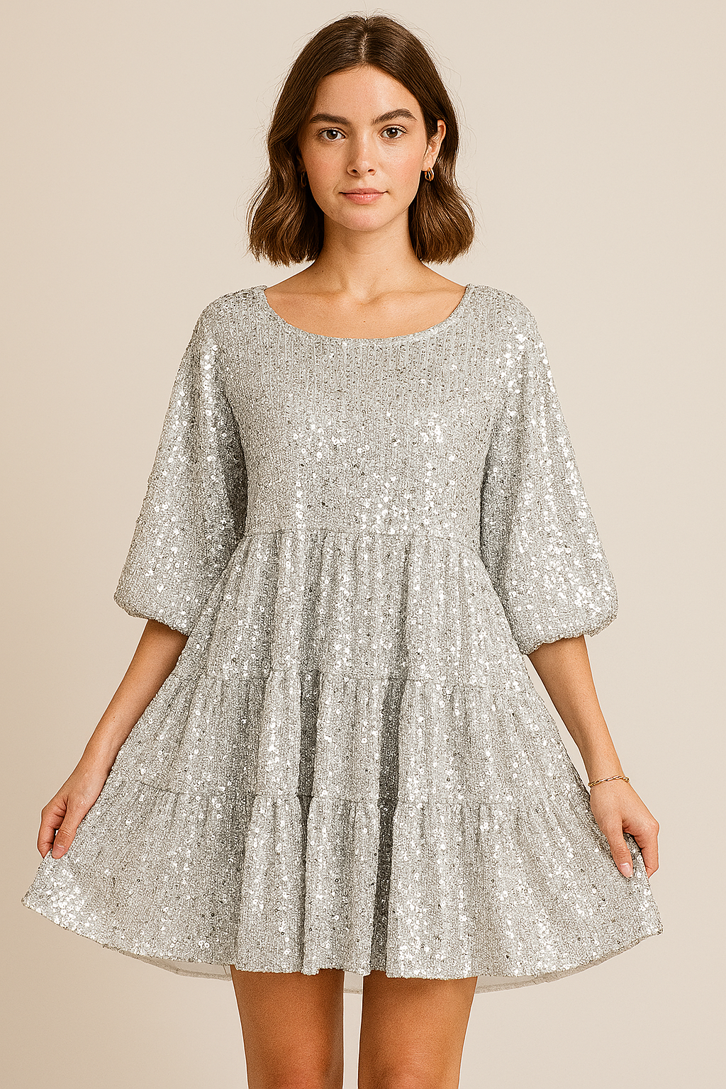 Dress Tide Women's Sequined Glitter Clothing Collection