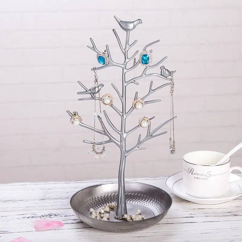 Creative Metal Jewelry Tree Stand