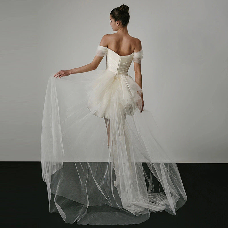 Bubble Mini Wedding Dress.