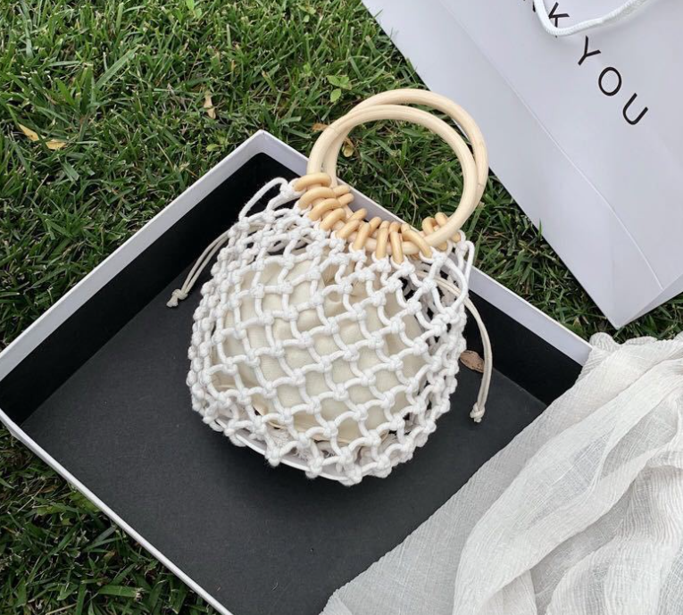 Soft Cotton Bow Bag – Elegant and Timeless Design