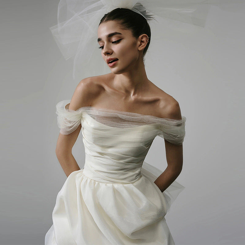 Bubble Mini Wedding Dress.