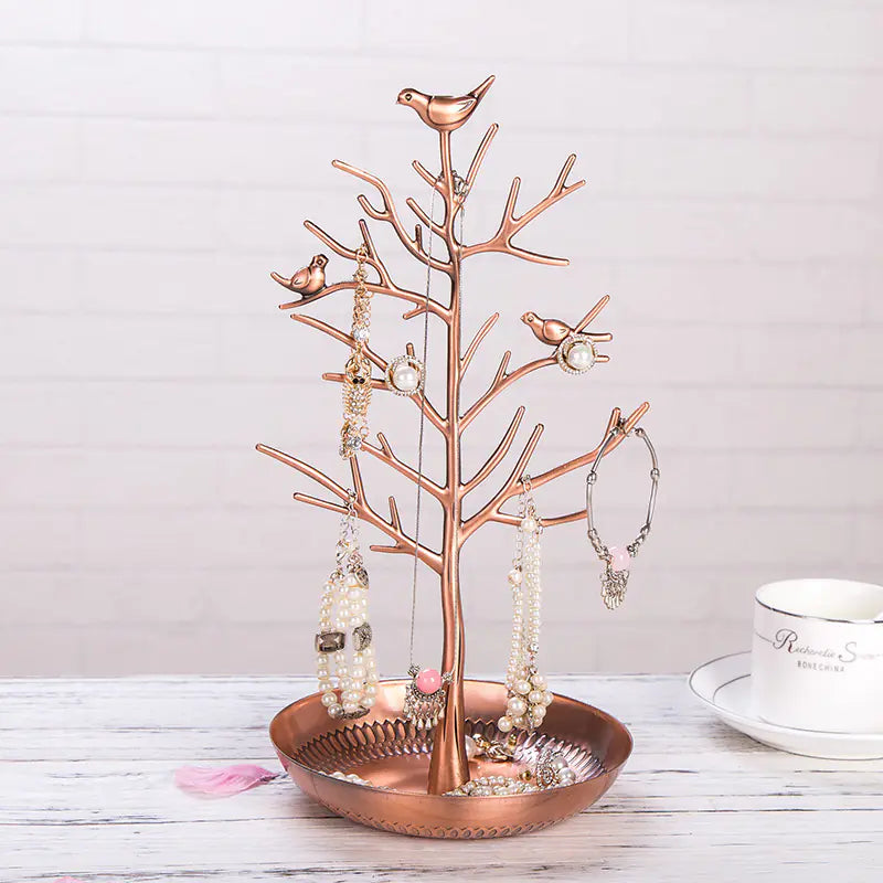 Creative Metal Jewelry Tree Stand