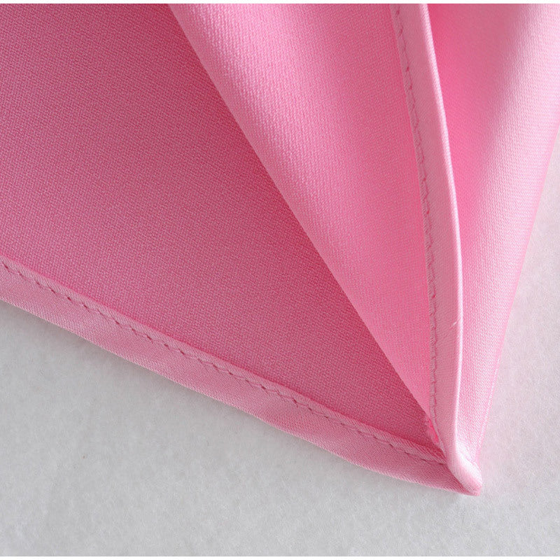 Pink Satin Beach Slip Dress
