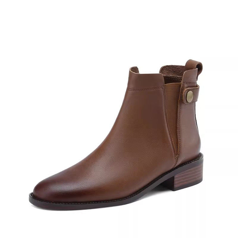 Classic Leather Chelsea Ankle Boots
