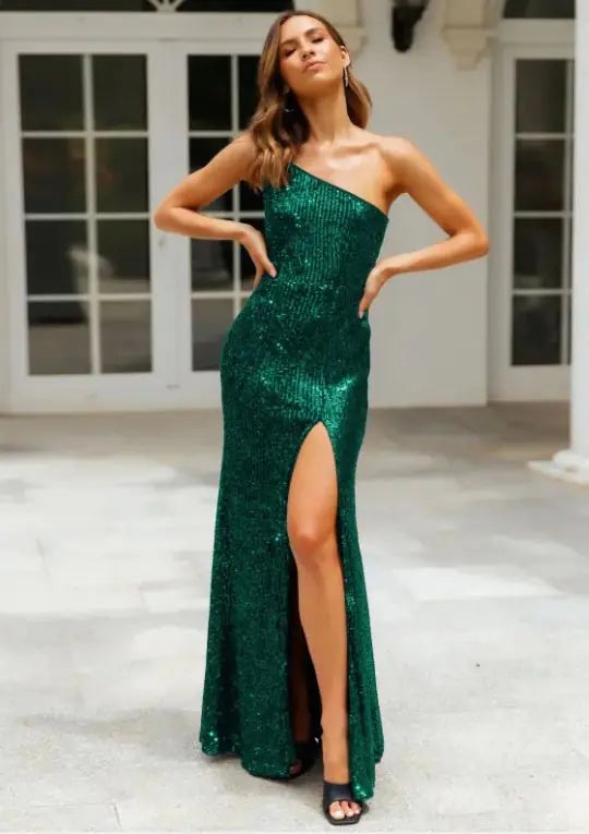 Women’s Ruffled A-Line Cocktail Dress