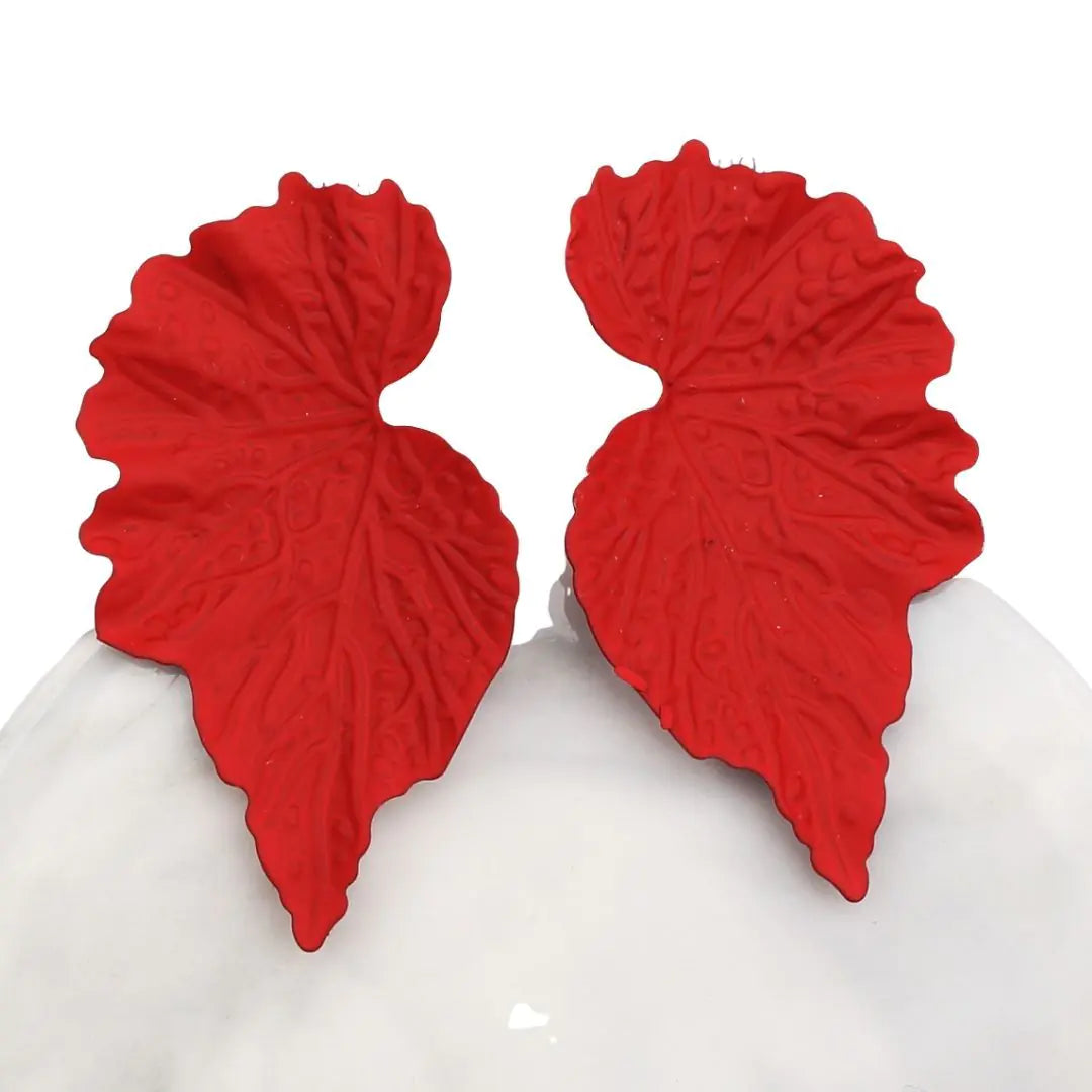 Symmetrical Foliage Drop Earrings