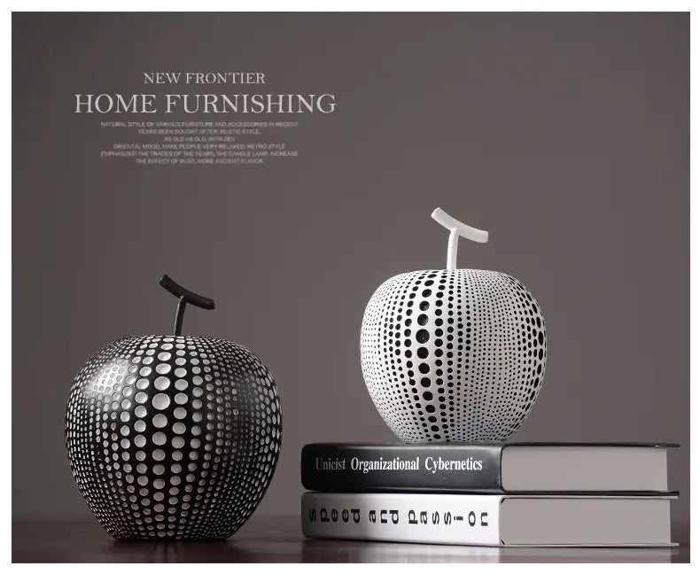 Modern Nordic Ceramic Apple Decor