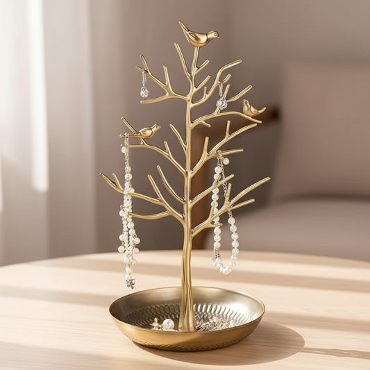 Creative Metal Jewelry Tree Stand