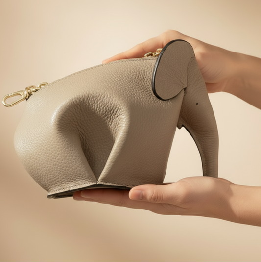 HAVA Éléphant 3D Crossbody – Artistic Statement Bag