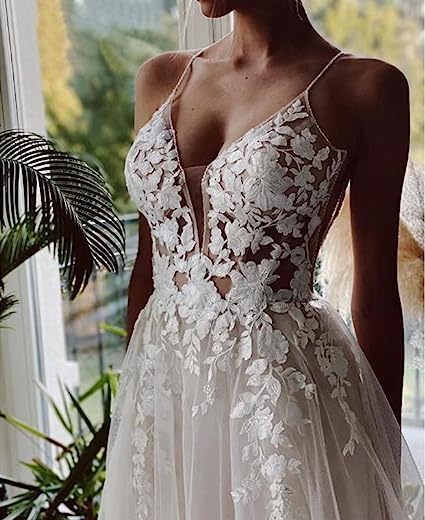 Woman's Lace Wedding Dress