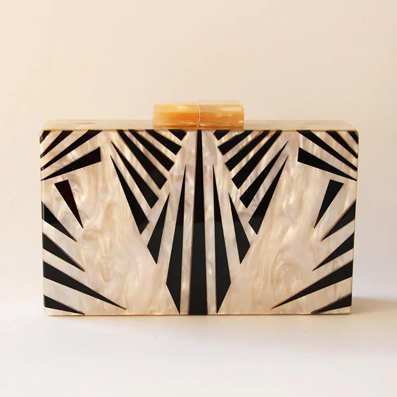 Prism Mosaic Acrylic Clutch