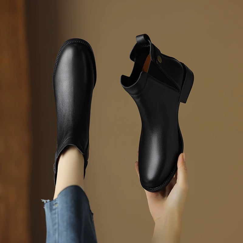 Classic Leather Chelsea Ankle Boots