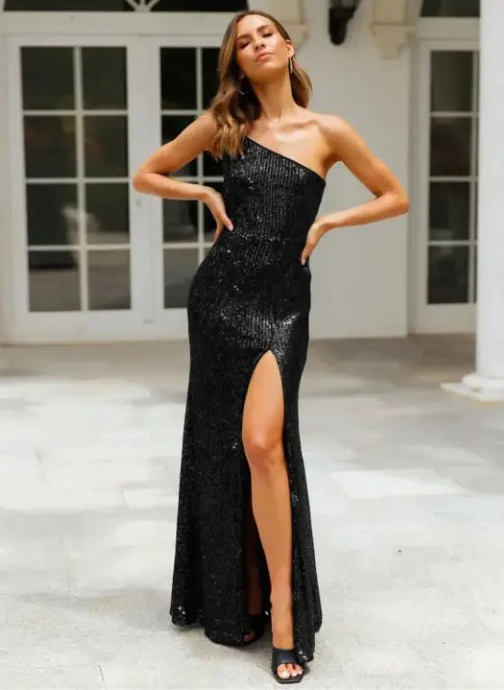 Women’s Ruffled A-Line Cocktail Dress