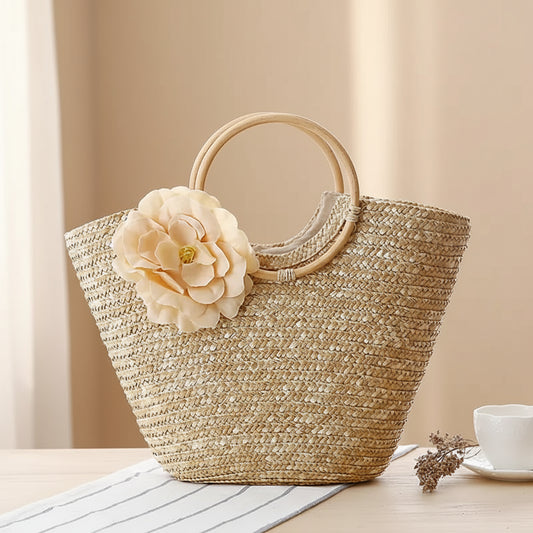 Woven Bag, Straw Bag, Beach Bag
