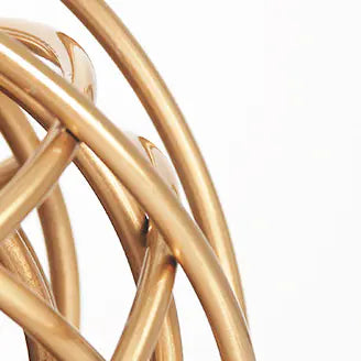 Aura Wire Sphere – Modern Minimalist Metal Home Decor