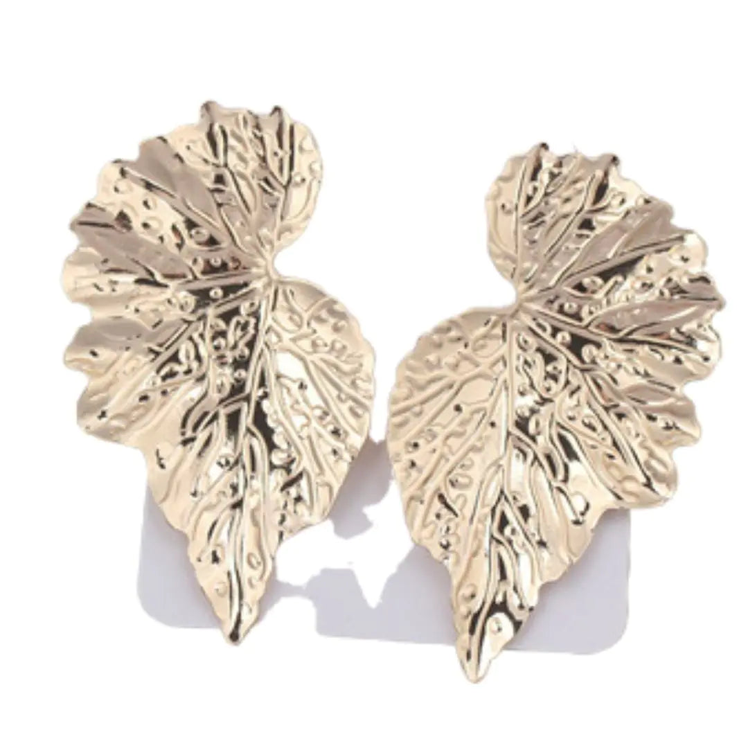 Symmetrical Foliage Drop Earrings