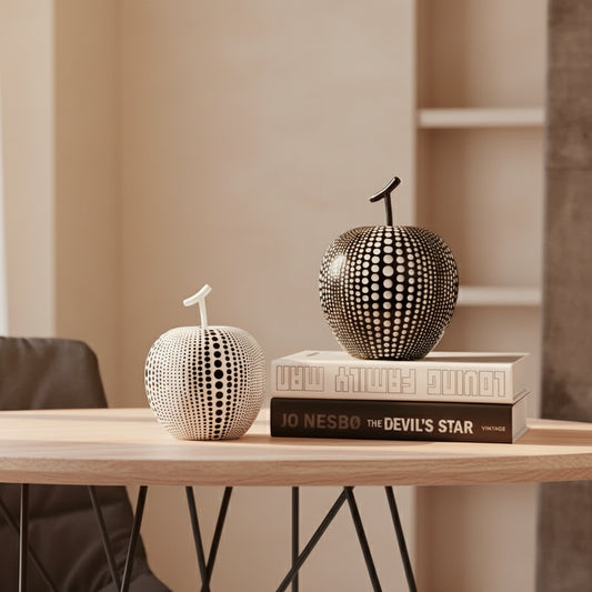 Modern Nordic Ceramic Apple Decor