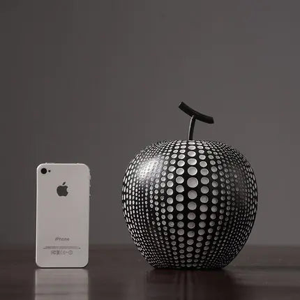 Modern Nordic Ceramic Apple Decor