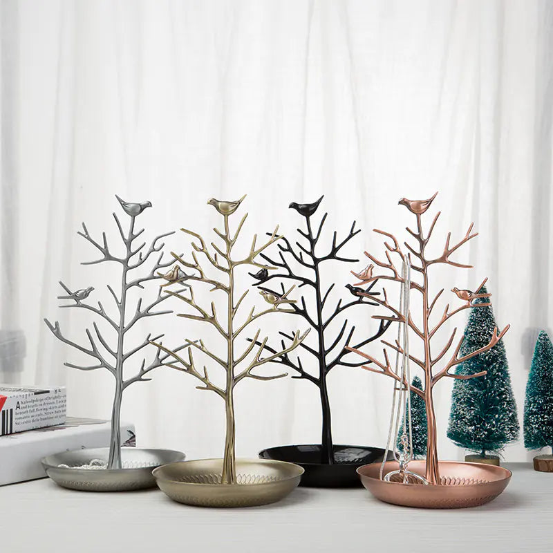 Creative Metal Jewelry Tree Stand